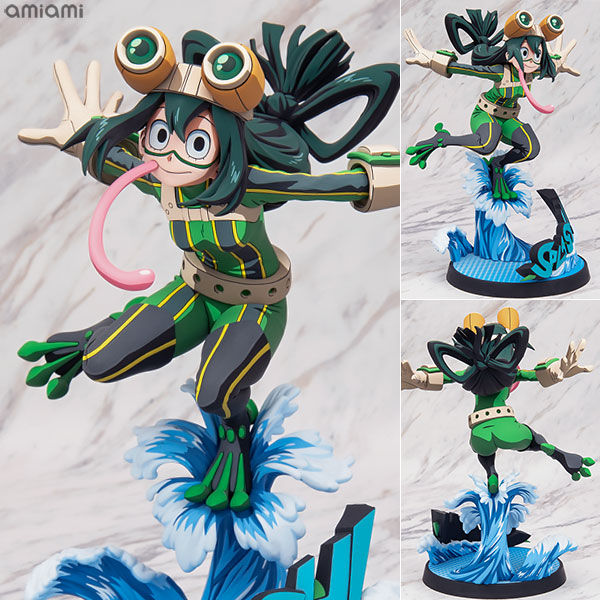 Takara Tomy製 僕のヒーローアカデミア 蛙吹梅雨 ヒーロースーツ 二次元化Ver. 1/8 完成品フィギュア