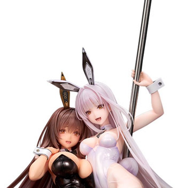 勝利の女神：NIKKE ノワール＆ブラン Bunny X 777 Ver.（顔アップ）