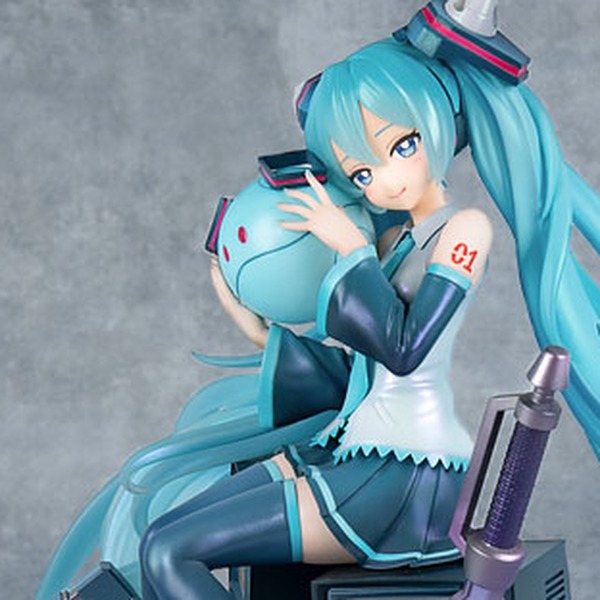 機動戦士ガンダム45周年×初音ミク 初音ミク×ダブルオーガンダム（顔アップ）