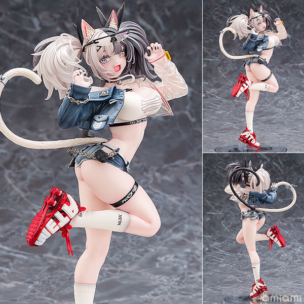 ワンダフルワークス製 ねこめたる オリジナルキャラクター Melterna Girl - メタ子 1/7